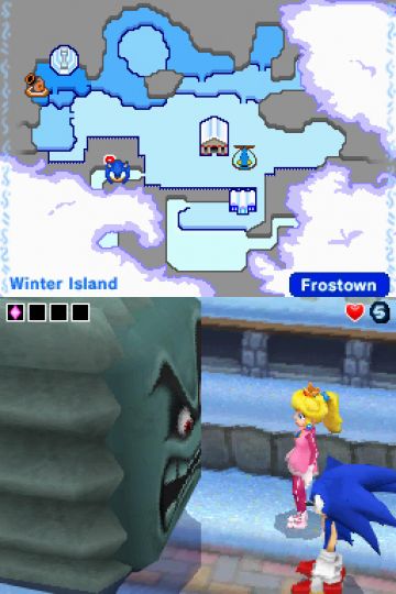 Immagine -11 del gioco Mario & Sonic ai Giochi Olimpici Invernali per Nintendo DS